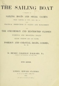 Cover of The sailing boat