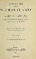 Cover of Seventeen trips through Somaliland and a visit to Abyssinia