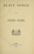 Cover of Slave songs of the United States