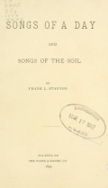 Cover of Songs of a day
