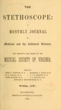 Cover of The Stethoscope