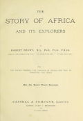Cover of The story of Africa and its explorers v. 1