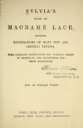 Cover of Sylvia's book of macramé lace