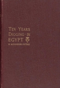 Cover of Ten years' digging in Egypt, 1881-1891