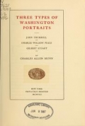 Cover of Three types of Washington portraits