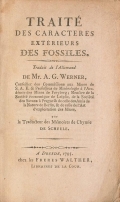 Cover of Traité des caracteres extérieurs des fossiles