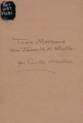 Cover of Trois morceaux sur James M.N. Whistler