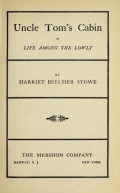 Cover of Uncle Tom's cabin