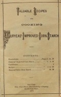 Cover of Valuable recipes for cooking Duryeas' Improved Corn Starch
