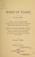 Cover of Whist of to-day