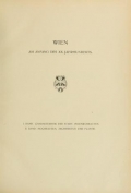 Cover of Wien am Anfang des XX. Jahrhunderts