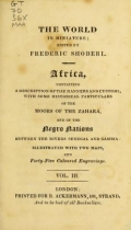 Cover of The world in miniature;