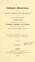 Cover of Zoological illustrations, or, Original figures and descriptions of new, rare, or interesting animals