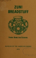 Cover of Zuñi breadstuff 