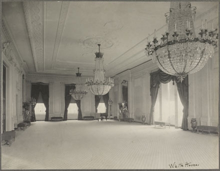 East room of the White House in Washington, D.C., c. 1902.