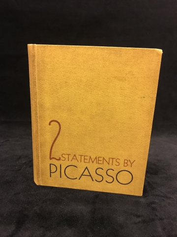 2 statements by Pablo Picasso, cover