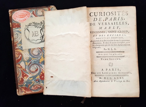 Title page for Curiousits de Paris...vol.1