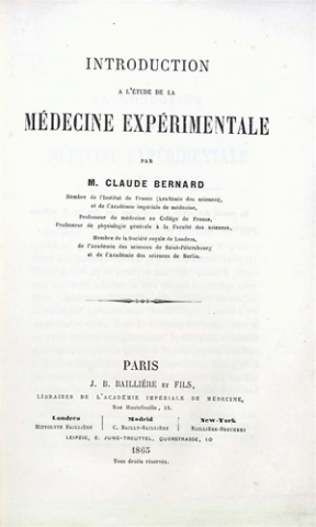 Introduction à l'étude de la médecine expérimentale