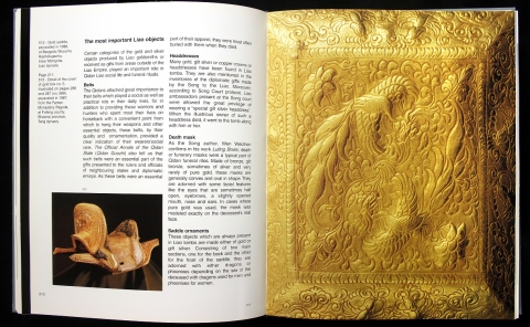 Ancient Chinese Gold, page spread with photographs