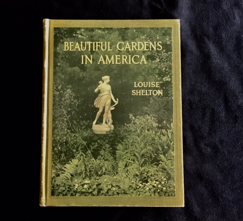 Cover of the 1924 edition of Beautiful Gardens in America