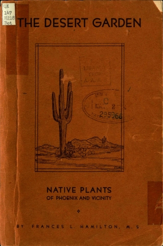 Book cover of The Desert Garden