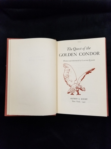 The Quest of the Golden Condor, title page