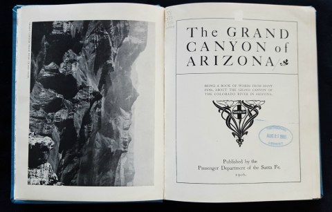Grand Canyon of Arizona title page