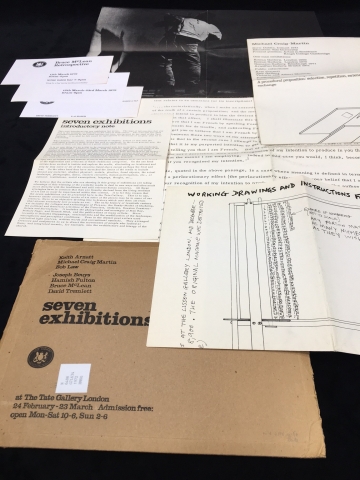 Tate Gallery, Seven Exhibitions, 1972, catalog