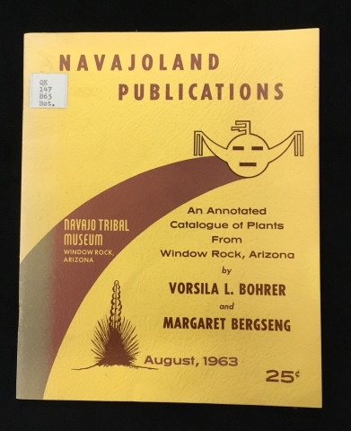 Cover of An annotated catalogue of plants from Window Rock, Arizona