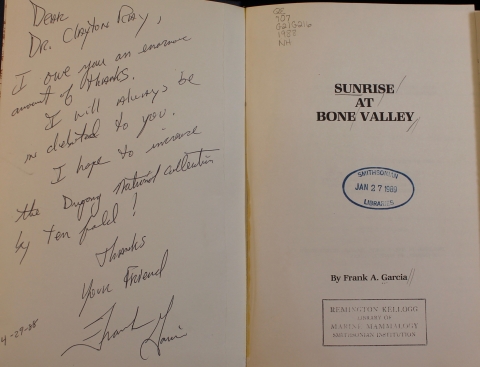 Signature in Sunrise at Bone Valley