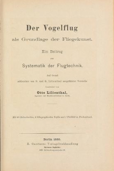 Cover of Der Vogelflug als Grundlage der Fliegekunst - ein Beitrag zur Systematik der Flugtechnik
