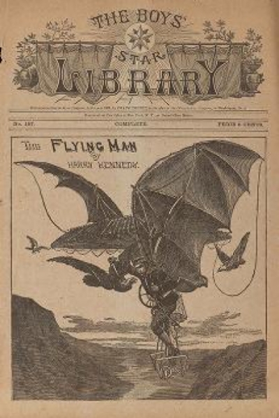 Cover of The flying man, or, The adventures of a young inventor