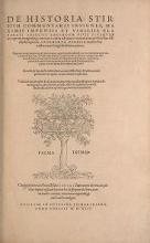 Cover of De historia stirpium commentarii insignes