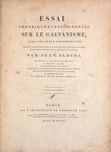 Cover of Essai théorique et expérimental sur le galvanisme avec une série d'expériences faites en présence des Commissaires de l'Institut national de Fran