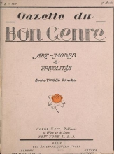 Cover of Gazette du bon genre