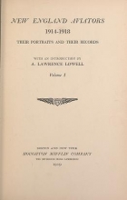 Cover of New England aviators 1914-1918