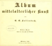 Cover of Album mittelalterlicher Kunst