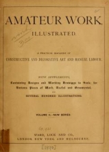 Cover of Amateur work, illustrated
