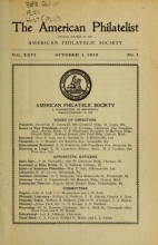 Cover of The American philatelist