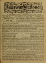 Cover of The American stationer