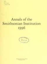 Cover of Annals of the Smithsonian Institution