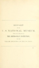 Cover of Annual report of the Board of Regents of the Smithsonian Institution