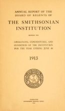 Cover of Annual report of the Board of Regents of the Smithsonian Institution