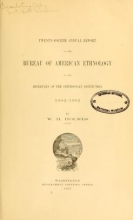 Cover of Annual report of the Bureau of American Ethnology to the Secretary of the Smithsonian Institution