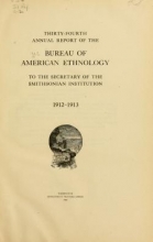 Cover of Annual report of the Bureau of American Ethnology to the Secretary of the Smithsonian Institution