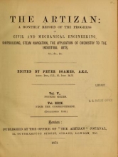 Cover of The Artizan