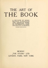 Cover of The art of the book