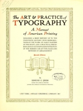Cover of The art & practice of typography