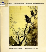 Cover of Arts of Asia at the time of American independence - Bicentennial exhibition, Freer Gallery of Art, 1975-1976.