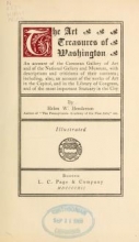 Cover of The art treasures of Washington